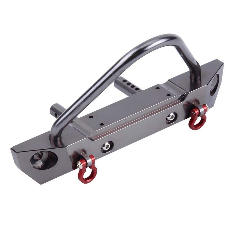 fosa RC Front Bumper Metal Front Bumper for 1:10 Axial SCX10 MST SCX10 II, Aluminum Alloy Remote Control Crawler - Image 1